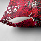 Melbourne Renegades Pillow Cover Graffiti Urban Aboriginal Dot Abstract Design