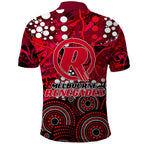 Melbourne Renegades Polo Shirt Graffiti Urban Aboriginal Dot Abstract Design