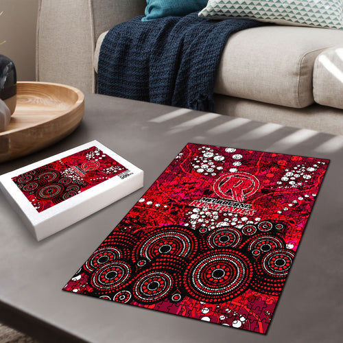 Melbourne Renegades Puzzle Graffiti Urban Aboriginal Dot Abstract Design