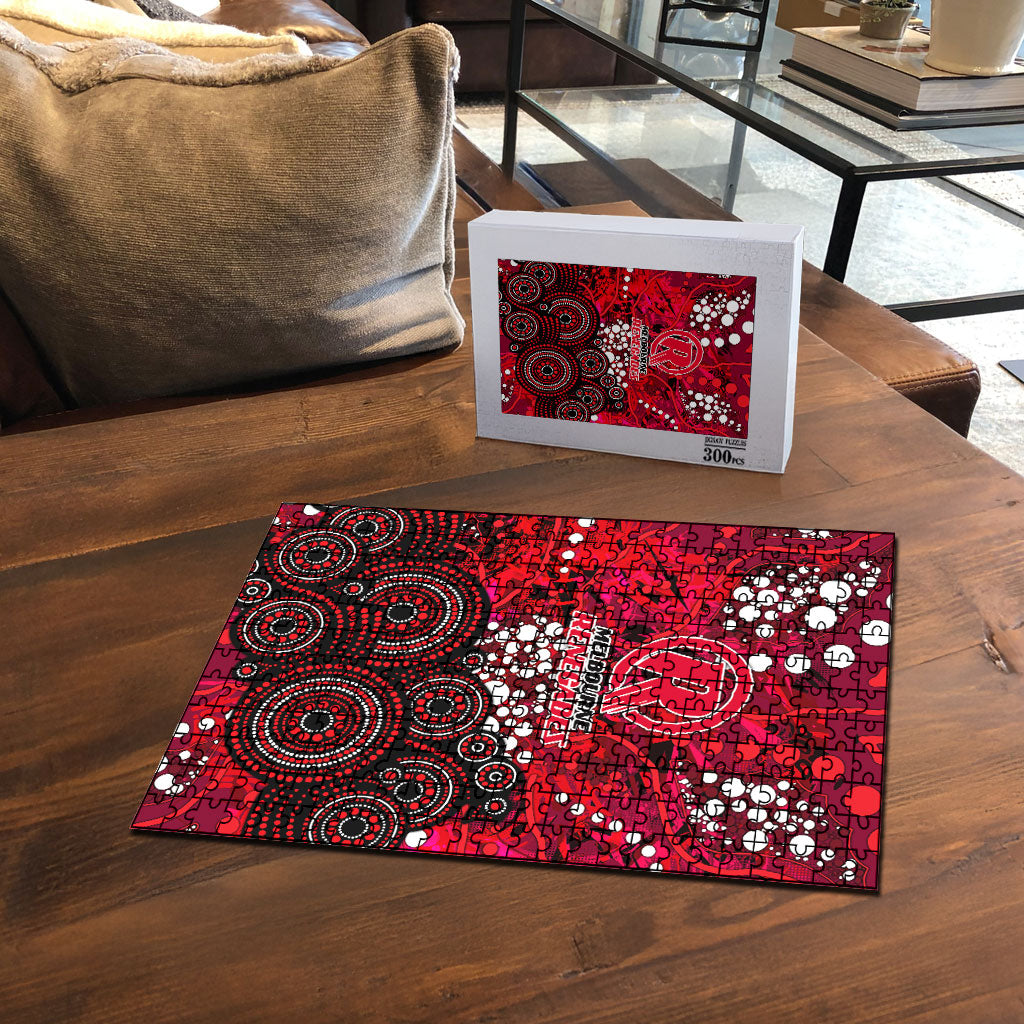 Melbourne Renegades Puzzle Graffiti Urban Aboriginal Dot Abstract Design