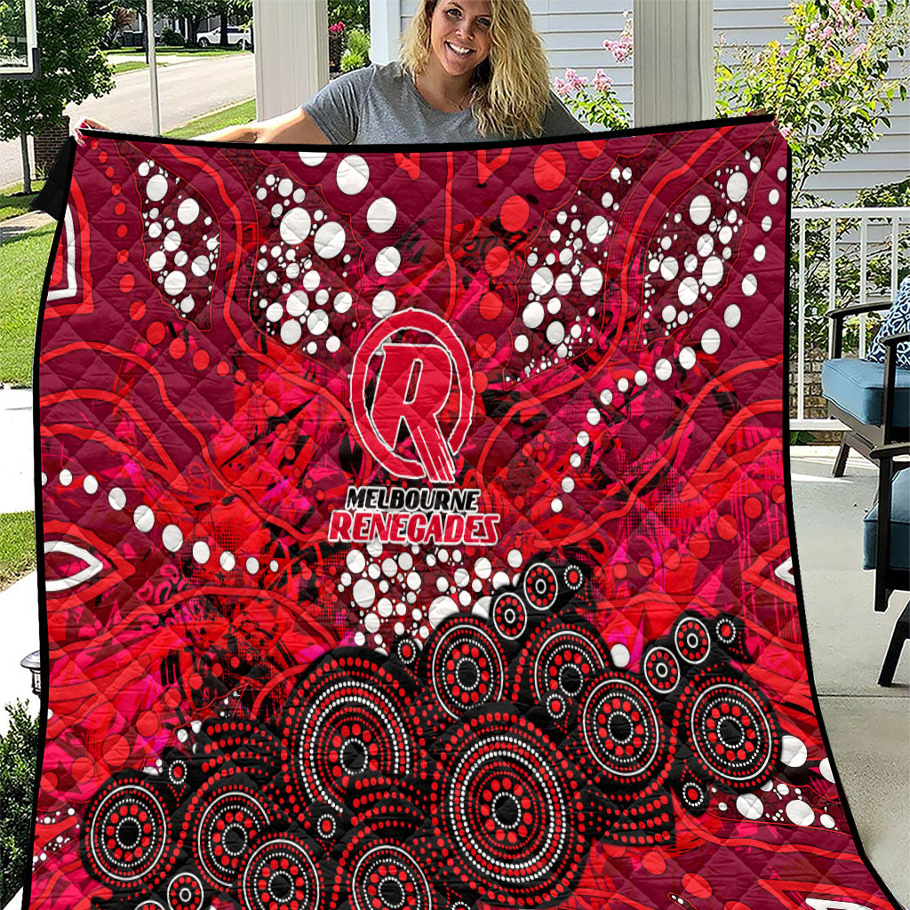 Melbourne Renegades Quilt Graffiti Urban Aboriginal Dot Abstract Design