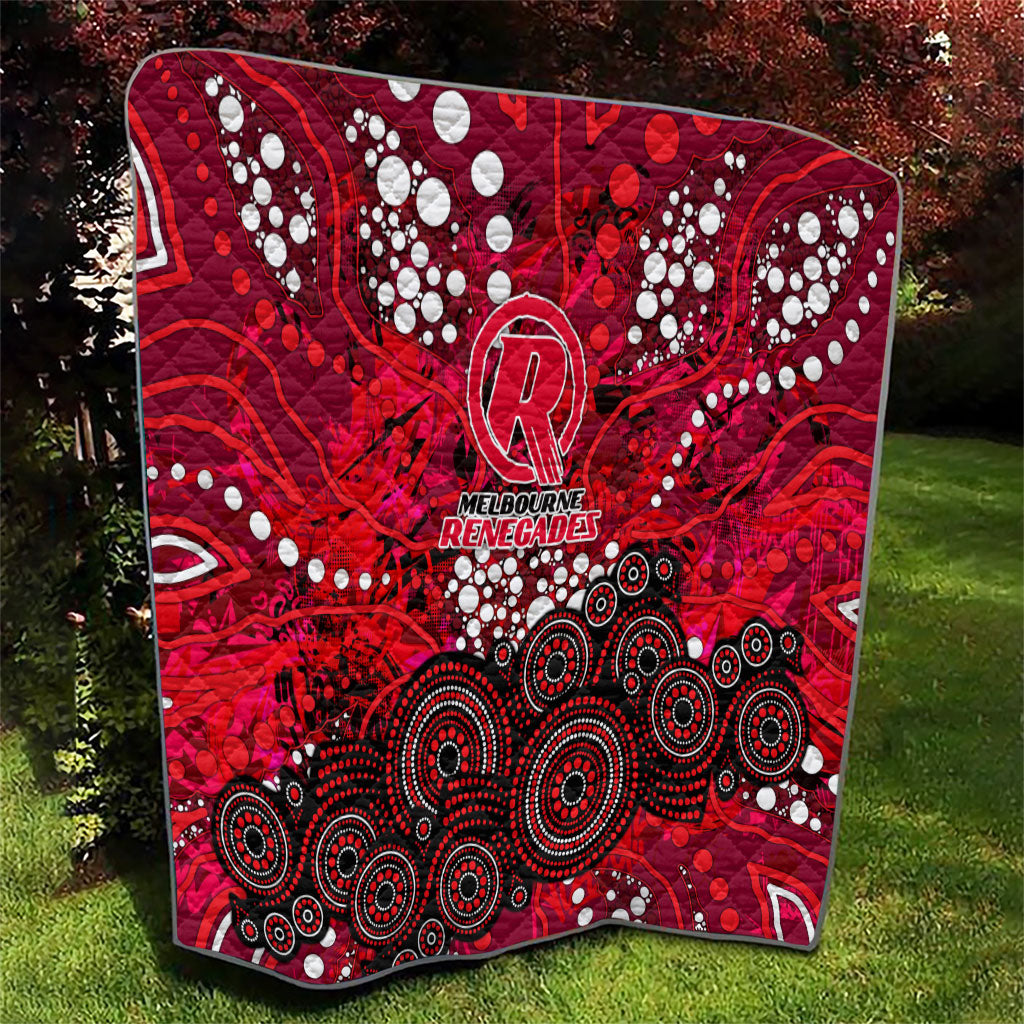 Melbourne Renegades Quilt Graffiti Urban Aboriginal Dot Abstract Design