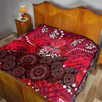 Melbourne Renegades Quilt Graffiti Urban Aboriginal Dot Abstract Design