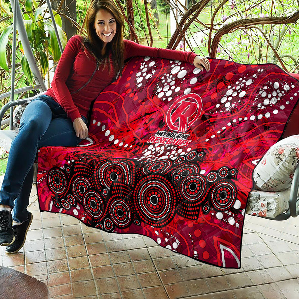 Melbourne Renegades Quilt Graffiti Urban Aboriginal Dot Abstract Design