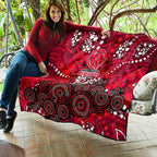 Melbourne Renegades Quilt Graffiti Urban Aboriginal Dot Abstract Design