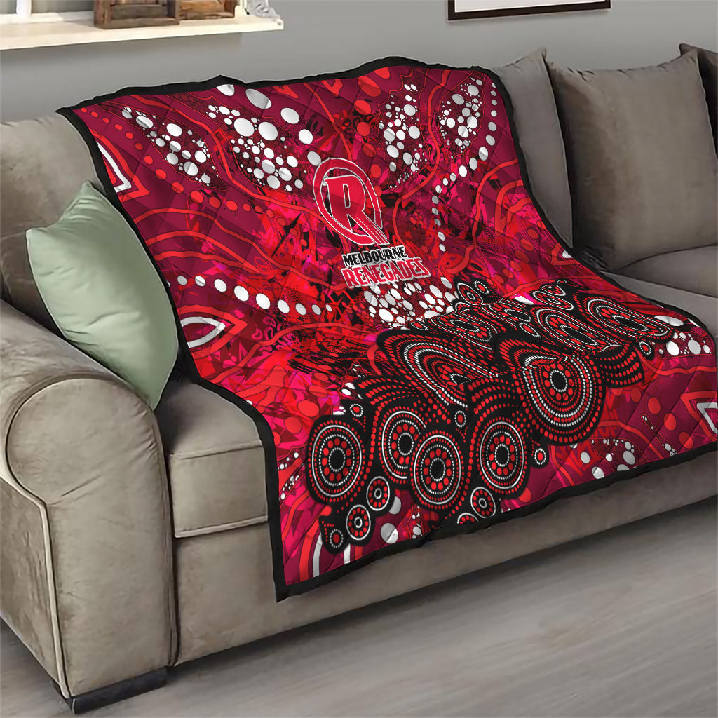 Melbourne Renegades Quilt Graffiti Urban Aboriginal Dot Abstract Design