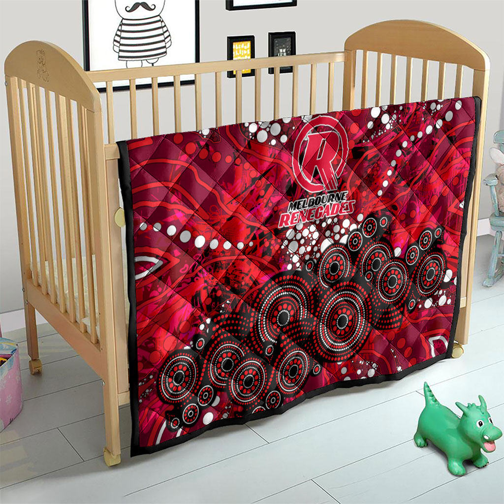 Melbourne Renegades Quilt Graffiti Urban Aboriginal Dot Abstract Design