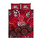 Melbourne Renegades Quilt Bed Set Graffiti Urban Aboriginal Dot Abstract Design