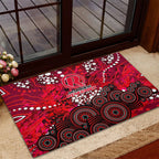 Melbourne Renegades Rubber Doormat Graffiti Urban Aboriginal Dot Abstract Design