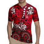 Melbourne Renegades Rugby Jersey Graffiti Urban Aboriginal Dot Abstract Design