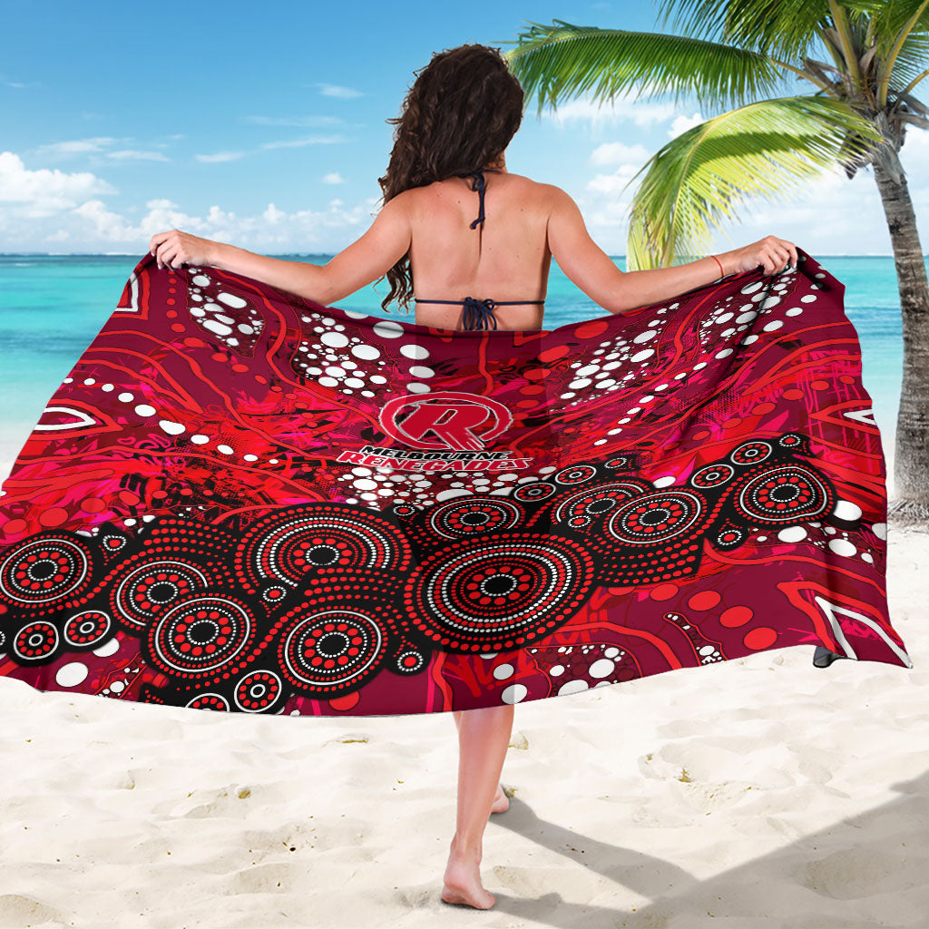 Melbourne Renegades Sarong Graffiti Urban Aboriginal Dot Abstract Design