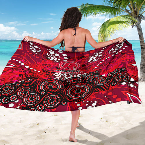 Melbourne Renegades Sarong Graffiti Urban Aboriginal Dot Abstract Design