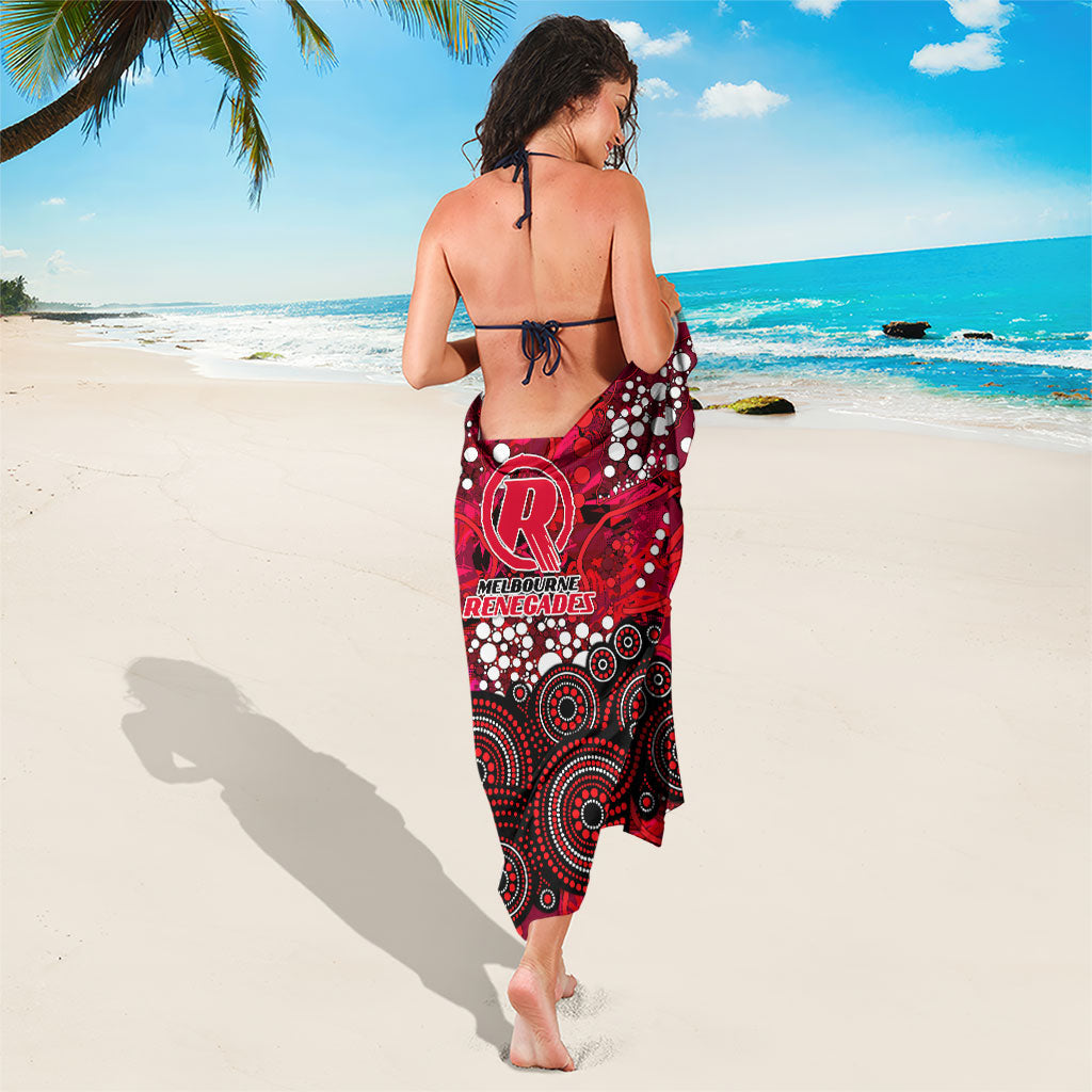 Melbourne Renegades Sarong Graffiti Urban Aboriginal Dot Abstract Design