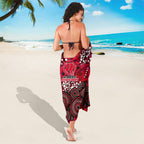 Melbourne Renegades Sarong Graffiti Urban Aboriginal Dot Abstract Design