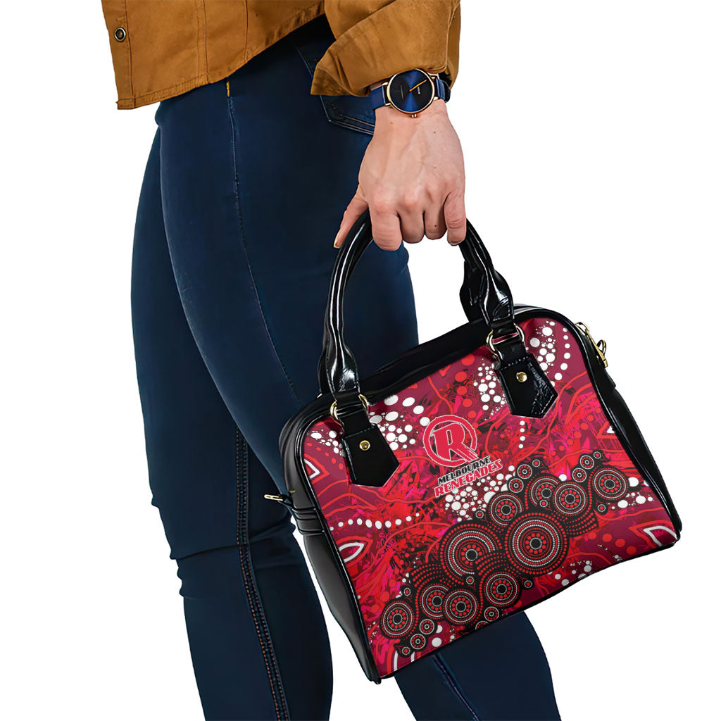 Melbourne Renegades Shoulder Handbag Graffiti Urban Aboriginal Dot Abstract Design