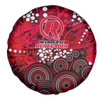 Melbourne Renegades Spare Tire Cover Graffiti Urban Aboriginal Dot Abstract Design