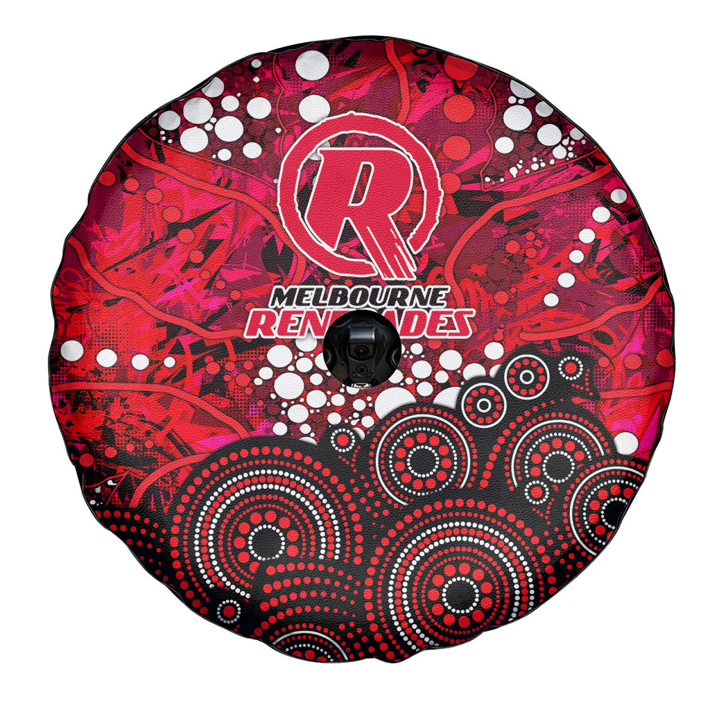 Melbourne Renegades Spare Tire Cover Graffiti Urban Aboriginal Dot Abstract Design