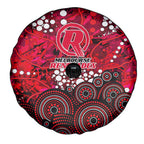 Melbourne Renegades Spare Tire Cover Graffiti Urban Aboriginal Dot Abstract Design