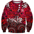 Melbourne Renegades Sweatshirt Graffiti Urban Aboriginal Dot Abstract Design