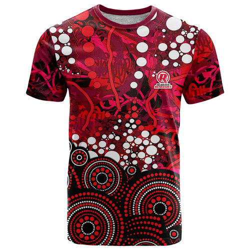 Melbourne Renegades T Shirt Graffiti Urban Aboriginal Dot Abstract Design