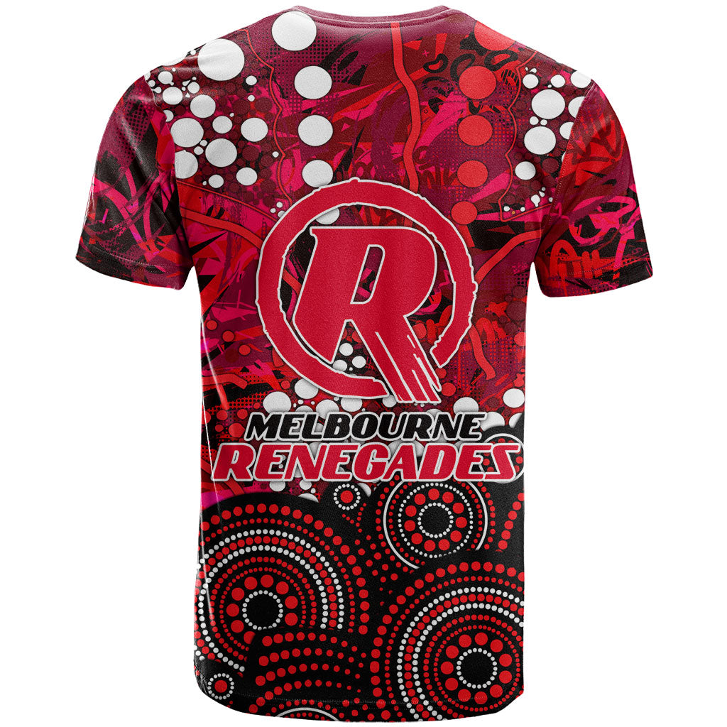 Melbourne Renegades T Shirt Graffiti Urban Aboriginal Dot Abstract Design
