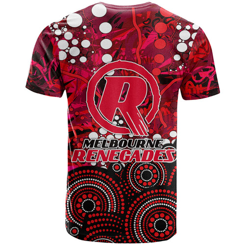 Melbourne Renegades T Shirt Graffiti Urban Aboriginal Dot Abstract Design