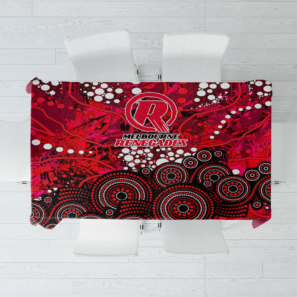 Melbourne Renegades Tablecloth Graffiti Urban Aboriginal Dot Abstract Design