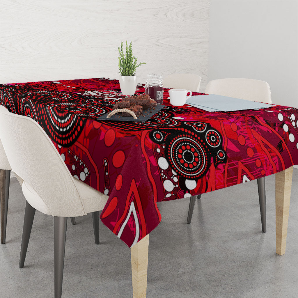Melbourne Renegades Tablecloth Graffiti Urban Aboriginal Dot Abstract Design
