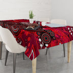 Melbourne Renegades Tablecloth Graffiti Urban Aboriginal Dot Abstract Design