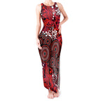 Melbourne Renegades Tank Maxi Dress Graffiti Urban Aboriginal Dot Abstract Design