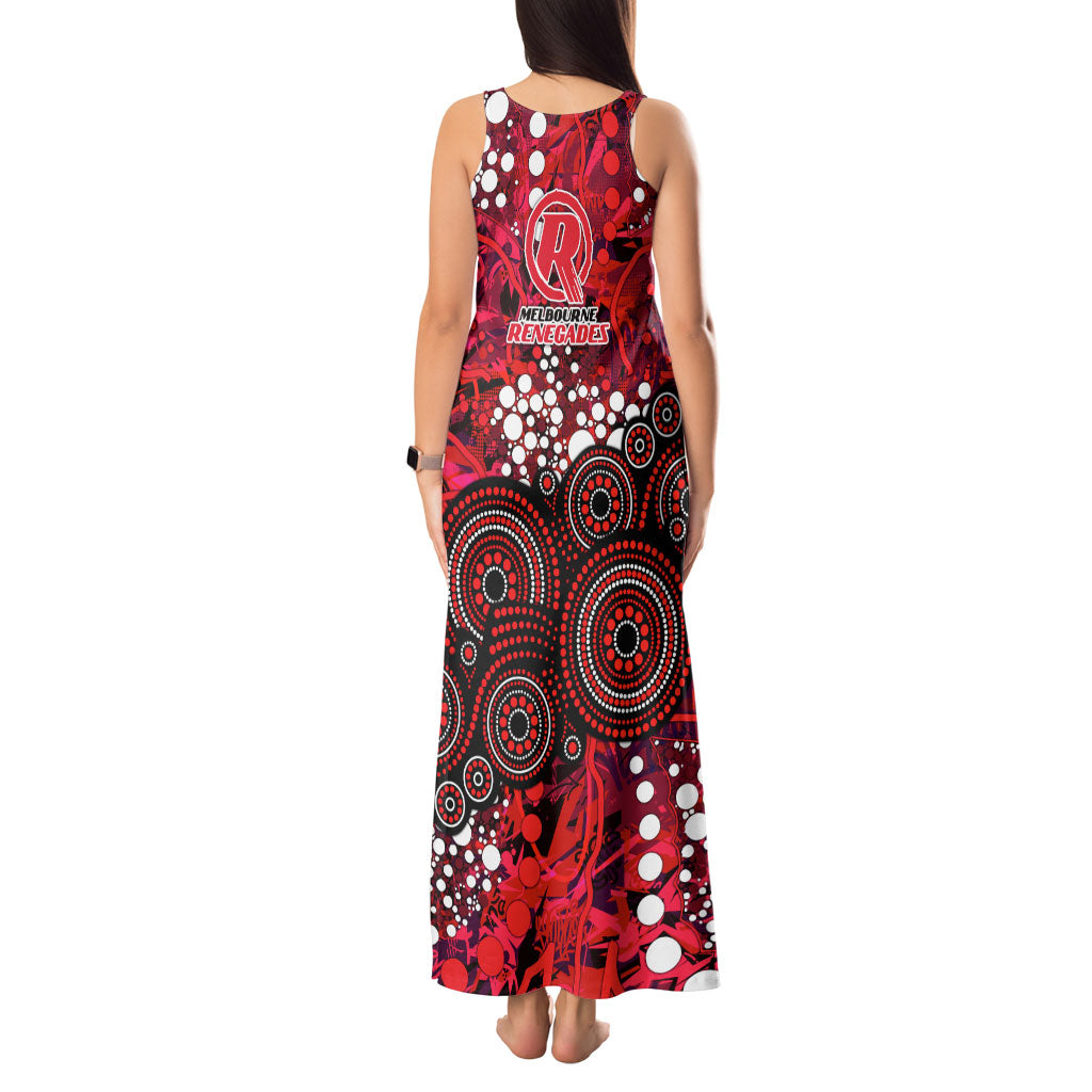 Melbourne Renegades Tank Maxi Dress Graffiti Urban Aboriginal Dot Abstract Design