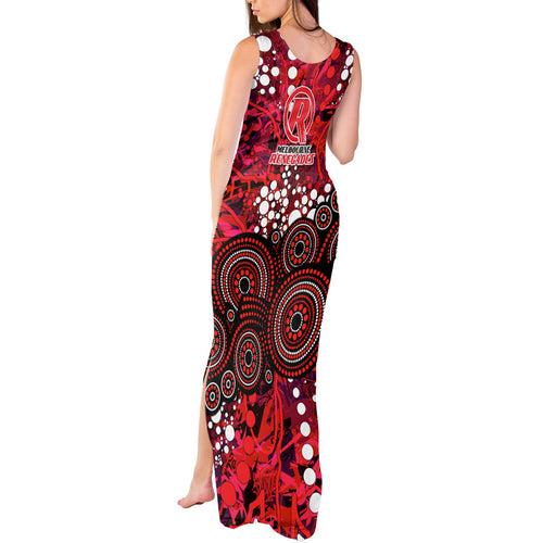 Melbourne Renegades Tank Maxi Dress Graffiti Urban Aboriginal Dot Abstract Design