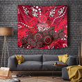 Melbourne Renegades Tapestry Graffiti Urban Aboriginal Dot Abstract Design