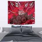 Melbourne Renegades Tapestry Graffiti Urban Aboriginal Dot Abstract Design