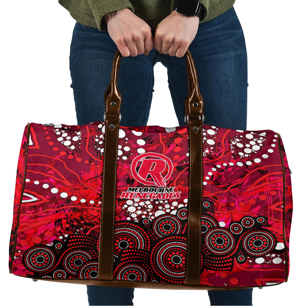 Melbourne Renegades Travel Bag Graffiti Urban Aboriginal Dot Abstract Design