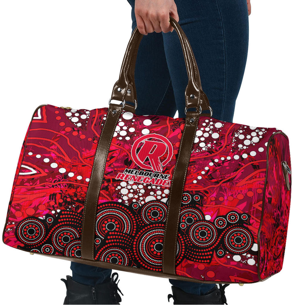 Melbourne Renegades Travel Bag Graffiti Urban Aboriginal Dot Abstract Design