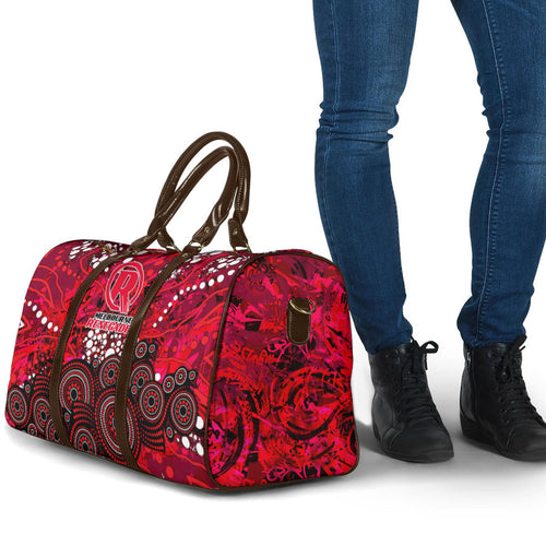 Melbourne Renegades Travel Bag Graffiti Urban Aboriginal Dot Abstract Design