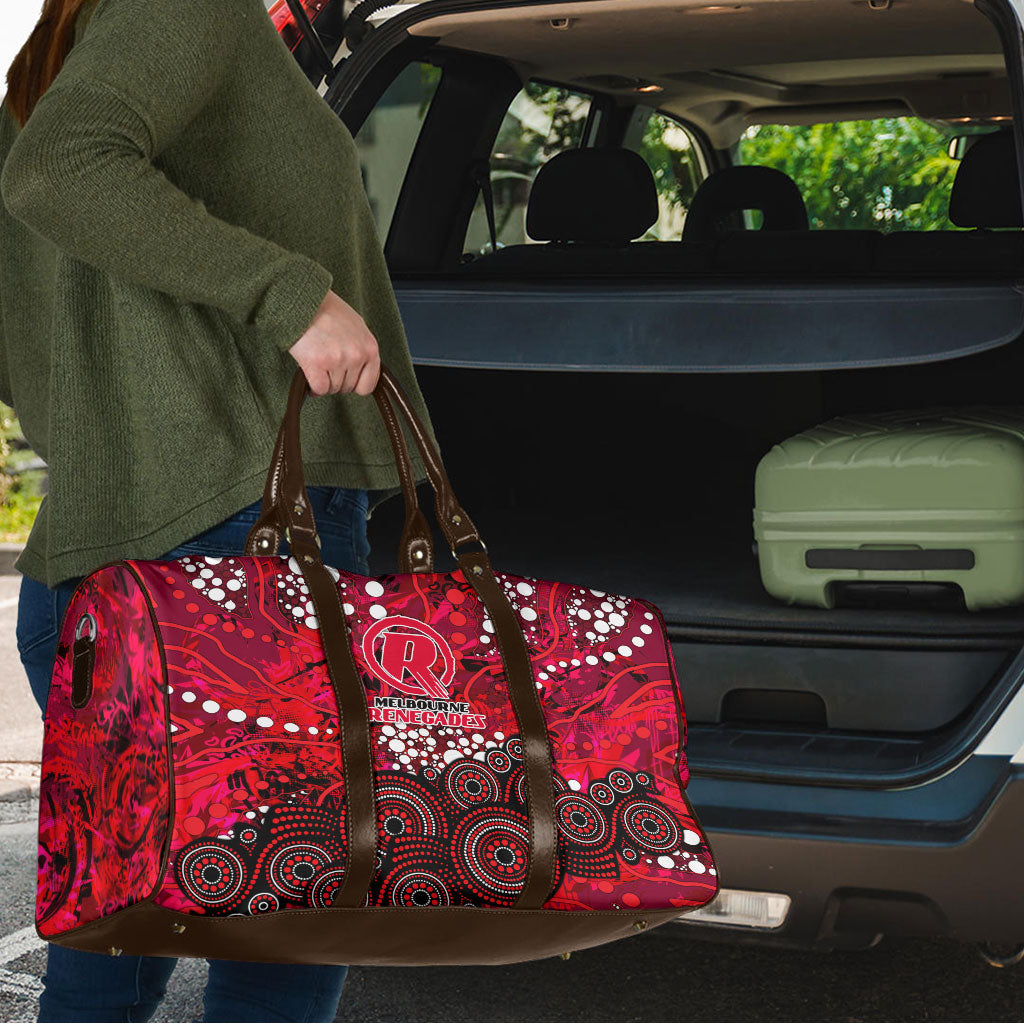 Melbourne Renegades Travel Bag Graffiti Urban Aboriginal Dot Abstract Design