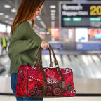 Melbourne Renegades Travel Bag Graffiti Urban Aboriginal Dot Abstract Design