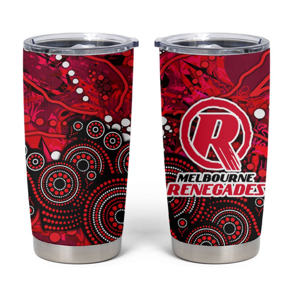 Melbourne Renegades Tumbler Cup Graffiti Urban Aboriginal Dot Abstract Design