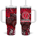 Melbourne Renegades Tumbler With Handle Graffiti Urban Aboriginal Dot Abstract Design