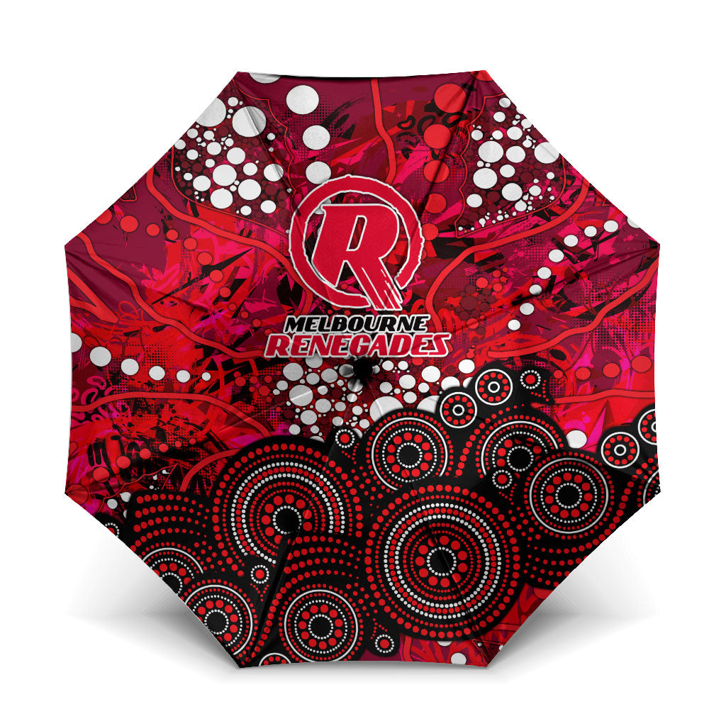 Melbourne Renegades Umbrella Graffiti Urban Aboriginal Dot Abstract Design