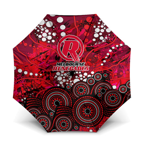 Melbourne Renegades Umbrella Graffiti Urban Aboriginal Dot Abstract Design