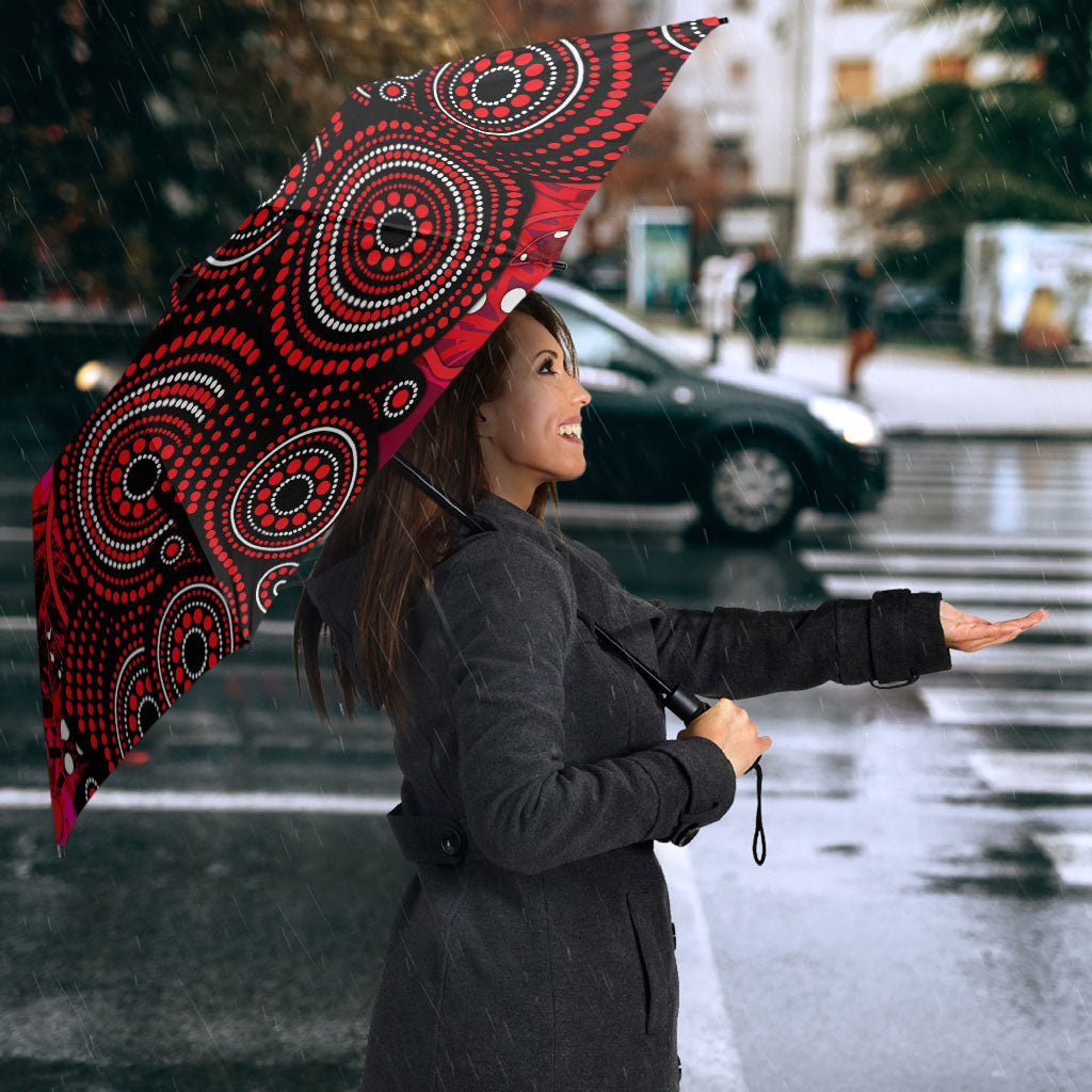 Melbourne Renegades Umbrella Graffiti Urban Aboriginal Dot Abstract Design