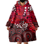 Melbourne Renegades Wearable Blanket Hoodie Graffiti Urban Aboriginal Dot Abstract Design