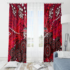 Melbourne Renegades Window Curtain Graffiti Urban Aboriginal Dot Abstract Design