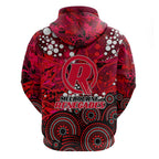 Melbourne Renegades Zip Hoodie Graffiti Urban Aboriginal Dot Abstract Design