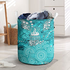 Brisbane Heat Laundry Basket Graffiti Urban Aboriginal Dot Abstract Design