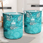Brisbane Heat Laundry Basket Graffiti Urban Aboriginal Dot Abstract Design