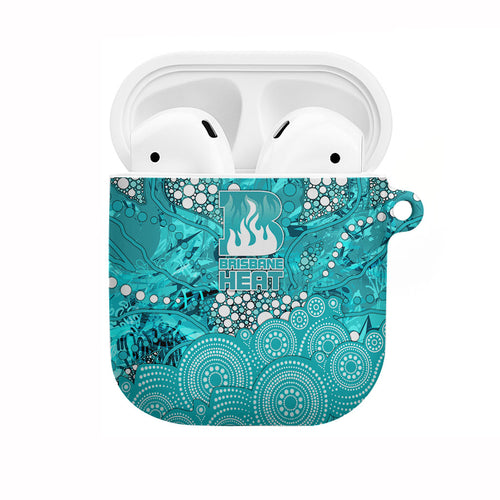 Brisbane Heat AirPods Case Graffiti Urban Aboriginal Dot Abstract Design